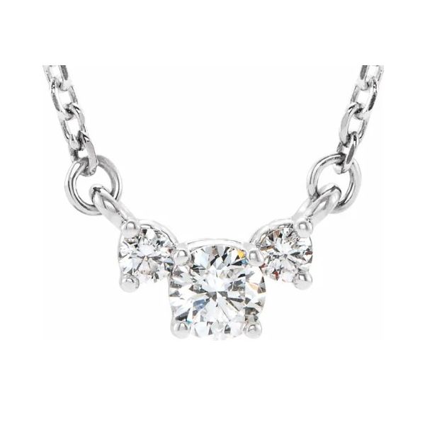 14K White Gold Diamond Necklace Hannoush Jewelers, Inc. Albany, NY