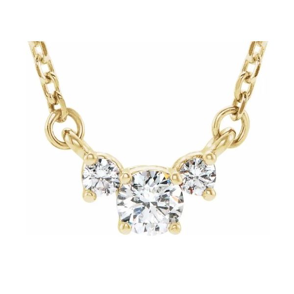 14K Yellow Gold Diamond Necklace Hannoush Jewelers, Inc. Albany, NY