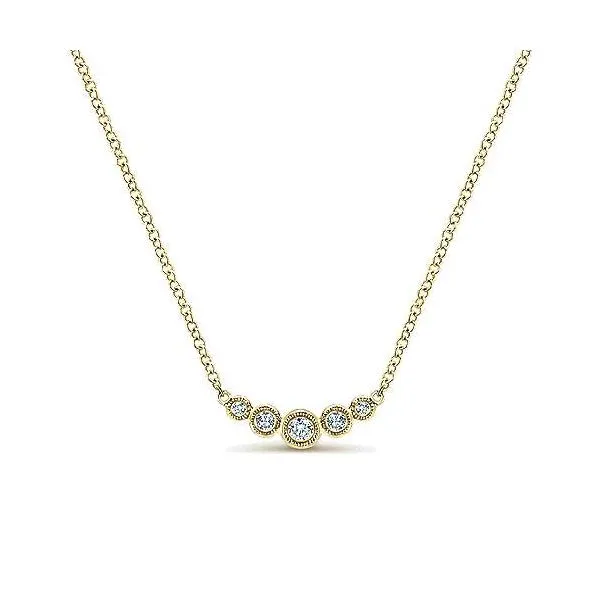 14K Yellow Gold Diamond Necklace Hannoush Jewelers, Inc. Albany, NY