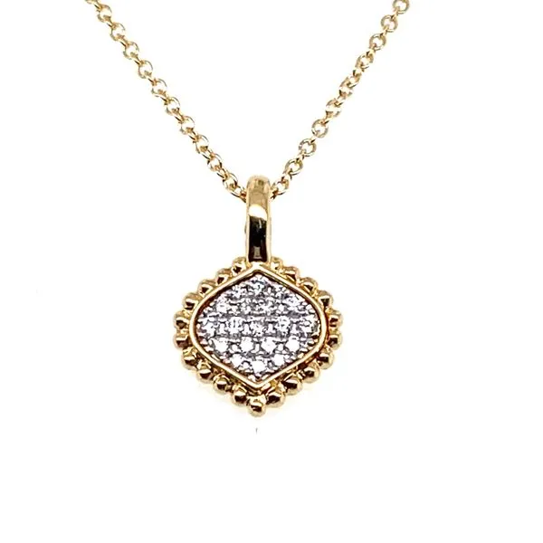 18K Yellow Gold Diamond Pendant Hannoush Jewelers, Inc. Albany, NY