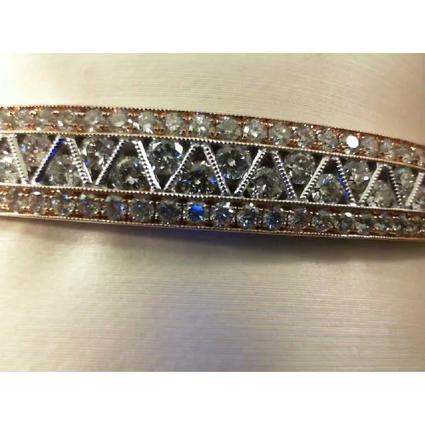 Lds 14K RG Dia Bangle Bracelet Image 2 Hannoush Jewelers, Inc. Albany, NY