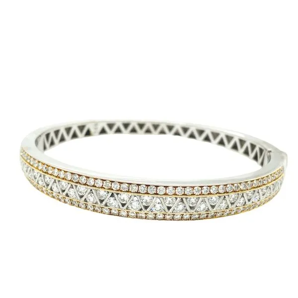 Lds 14K RG Dia Bangle Bracelet Hannoush Jewelers, Inc. Albany, NY