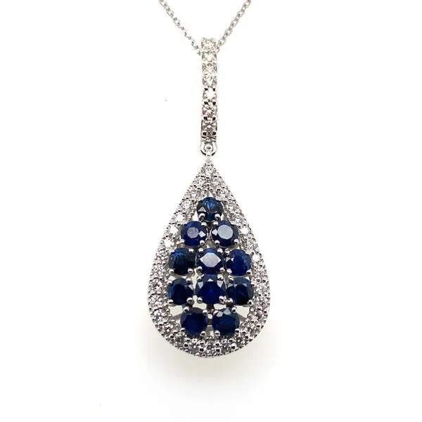 Sapphire and Diamond Necklace Hannoush Jewelers, Inc. Albany, NY