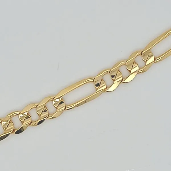 14K Yellow Gold 22 Inch 7mm Figaro Chain Hannoush Jewelers, Inc. Albany, NY