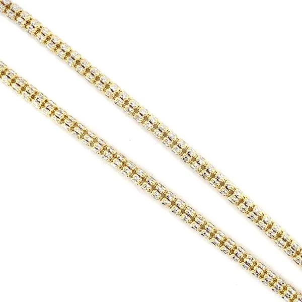 14K Yellow Gold Ice Chain 18" with Lobster Clasp Hannoush Jewelers, Inc. Albany, NY