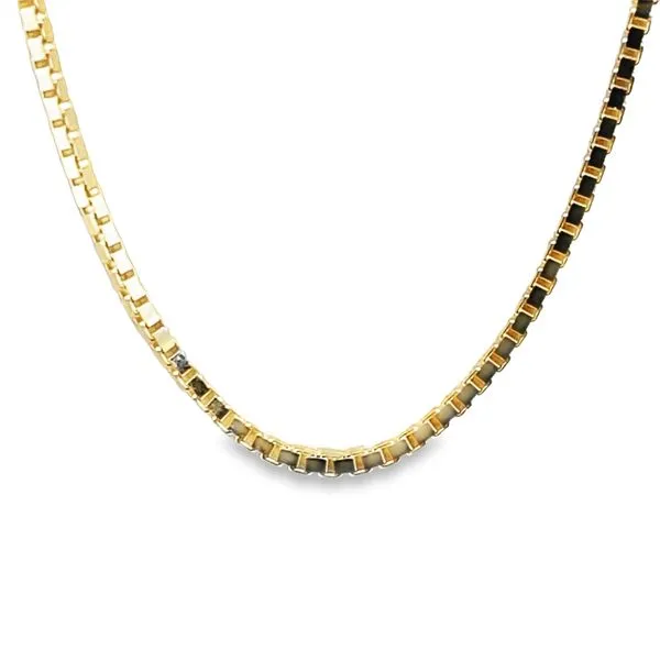 14Kt Yellow Gold Box Chain 20 Inch Hannoush Jewelers, Inc. Albany, NY