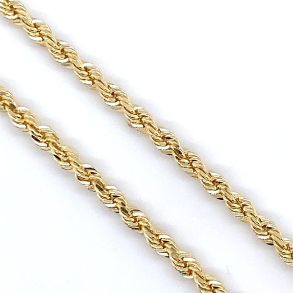 14K Yellow Gold Diamond Cut Rope Chain Hannoush Jewelers, Inc. Albany, NY
