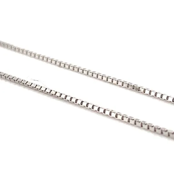14K White Gold Box Chain Necklace Hannoush Jewelers, Inc. Albany, NY