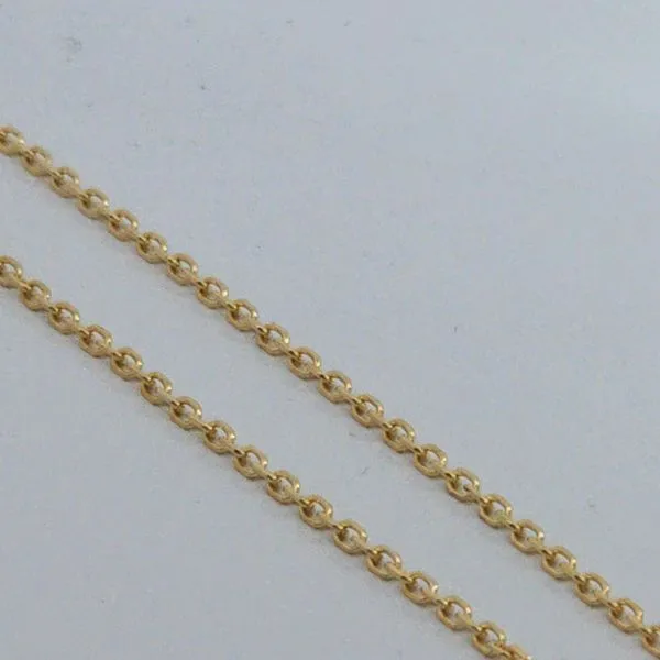 14K Yellow Gold Cable Link Chain Necklace Hannoush Jewelers, Inc. Albany, NY