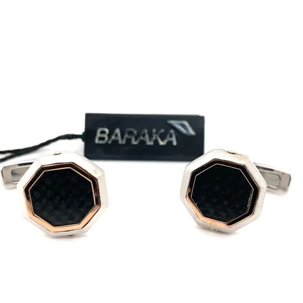 Men's Hexagon Shaped Cufflinks Hannoush Jewelers, Inc. Albany, NY
