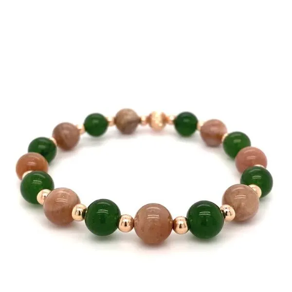 Sunstone and Jade Bracelet Hannoush Jewelers, Inc. Albany, NY