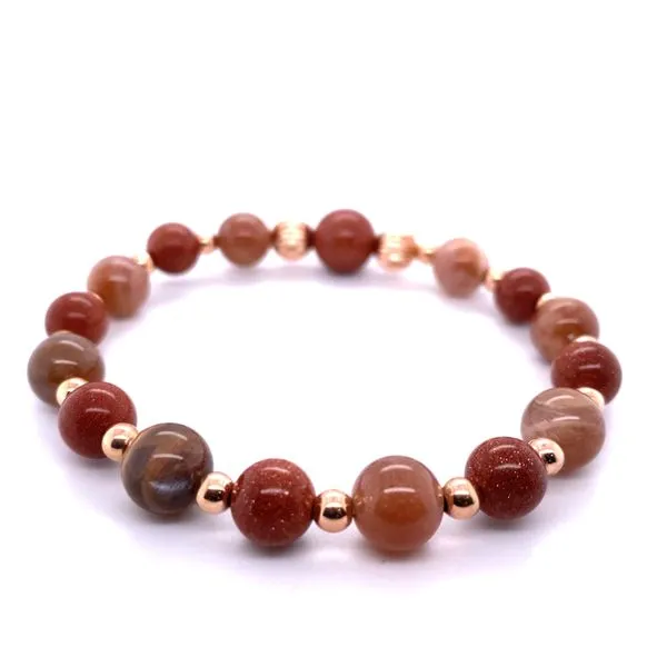 Rose Gold Filled Sunstone Bracelet Hannoush Jewelers, Inc. Albany, NY