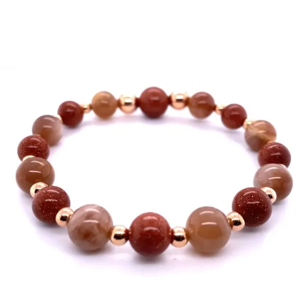 Rose Gold Filled Sunstone Bracelet Hannoush Jewelers, Inc. Albany, NY