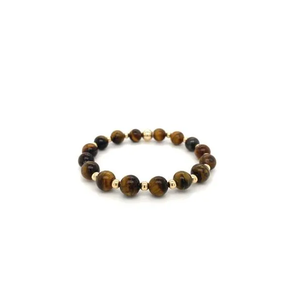 Tiger Eye Yellow Gold Filled Bracelet Hannoush Jewelers, Inc. Albany, NY