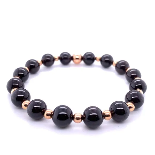 Garnet and Rose Gold Filled Bracelet  Hannoush Jewelers, Inc. Albany, NY