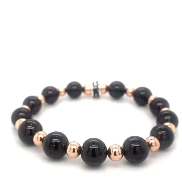 Garnet and Rose Gold Filled Bracelet Hannoush Jewelers, Inc. Albany, NY