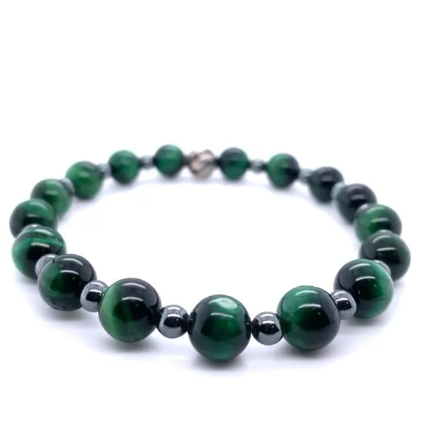 Malachite and Hematite Bracelet Hannoush Jewelers, Inc. Albany, NY