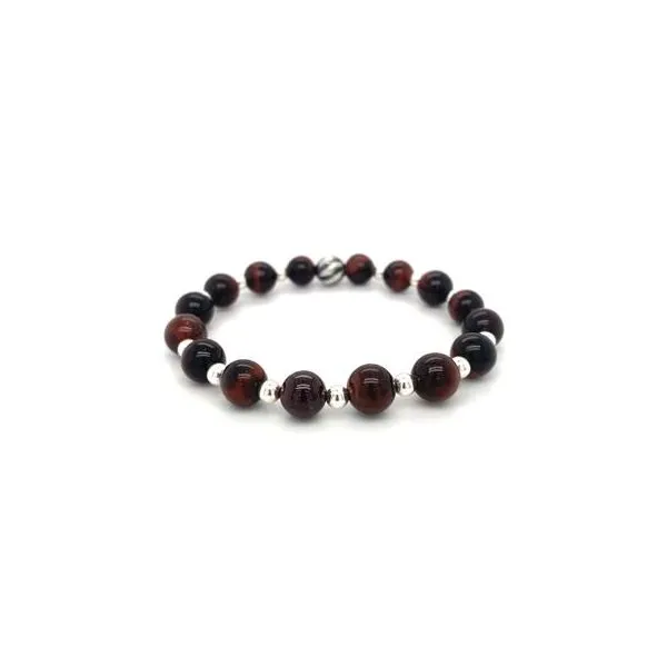 Red Tiger Eye Bead Bracelet Hannoush Jewelers, Inc. Albany, NY