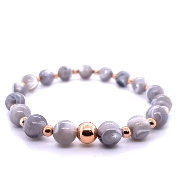 Sterling Silver Grey Mother of Pearl Bracelet Hannoush Jewelers, Inc. Albany, NY
