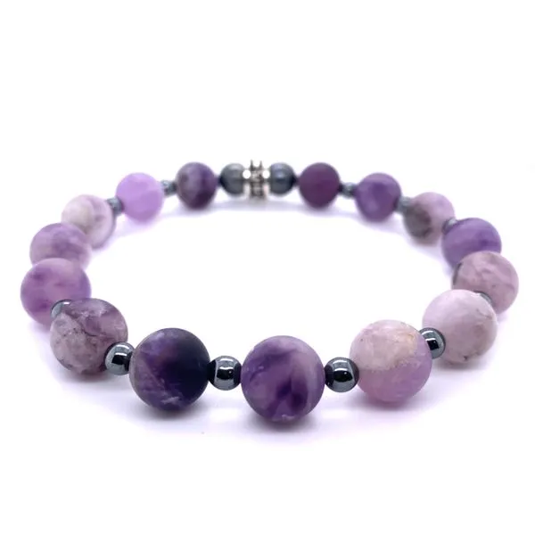  Amethyst and Hematite Bead Bracelet Hannoush Jewelers, Inc. Albany, NY