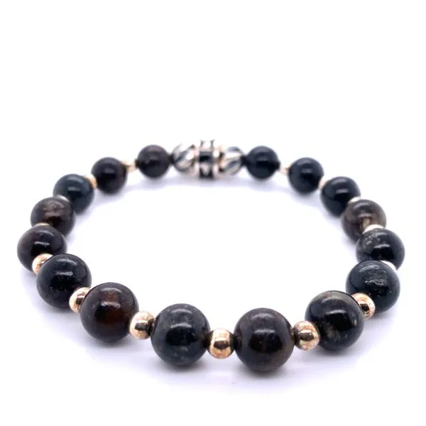 Platinum Signature Edition Astrophyllite Bead Bracelet Hannoush Jewelers, Inc. Albany, NY