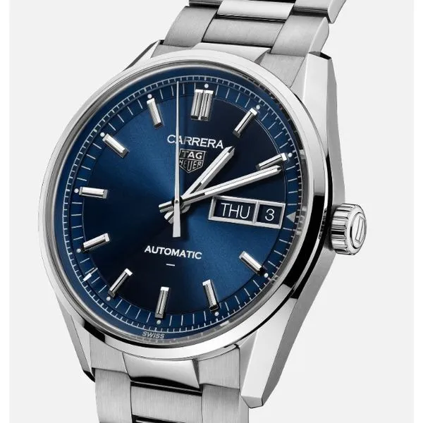 Tag Heuer Carrera Day-Date Stainless Steel Watch Hannoush Jewelers, Inc. Albany, NY