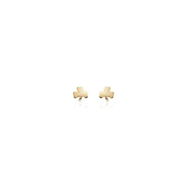 14K Yellow Gold Clover Earrings Hannoush Jewelers, Inc. Albany, NY