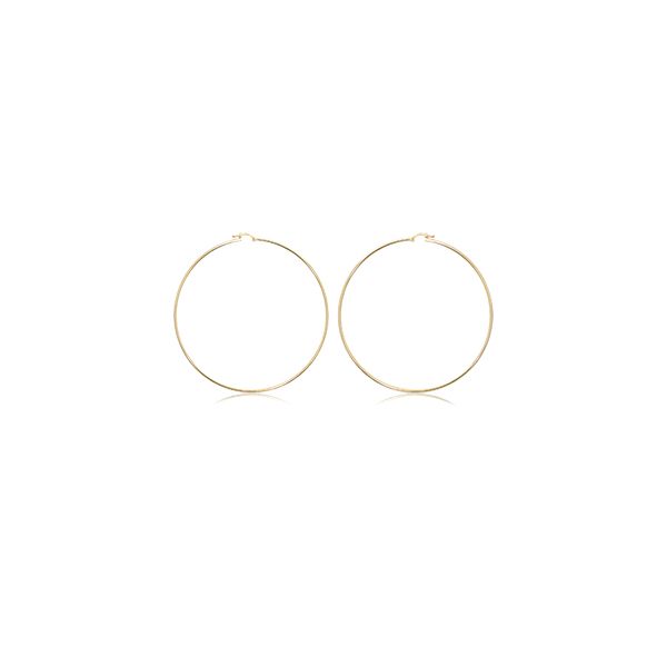 14K Yellow Gold Hoop Earrings 001-885-03030 14KY Albany | Hannoush ...