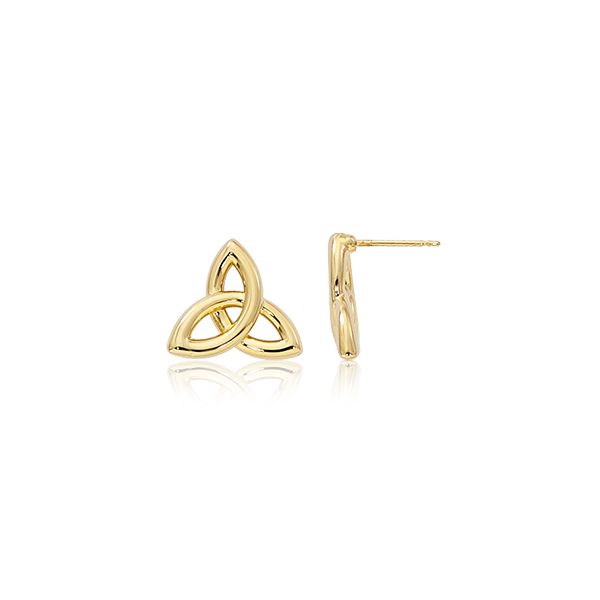 14K Yellow Gold Celtic Infinity Earrings Hannoush Jewelers, Inc. Albany, NY