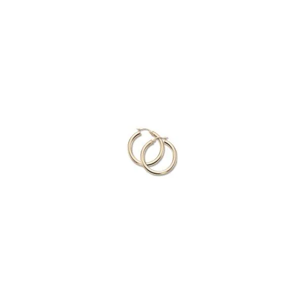 14K Yellow Gold YG Hoop Earrings Hannoush Jewelers, Inc. Albany, NY