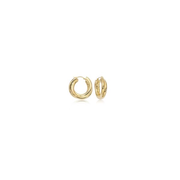 14Kt Yellow Gold Triple Twist Hoop Earrings Hannoush Jewelers, Inc. Albany, NY