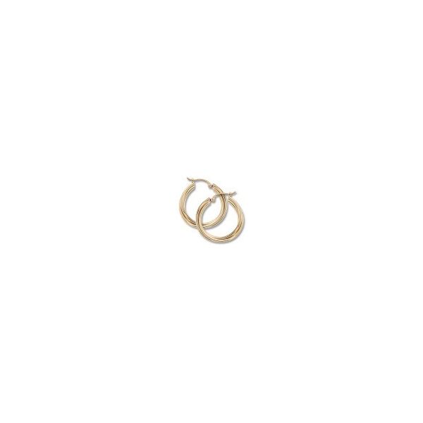 14K Yellow Gold Twist Hoop Earrings Hannoush Jewelers, Inc. Albany, NY