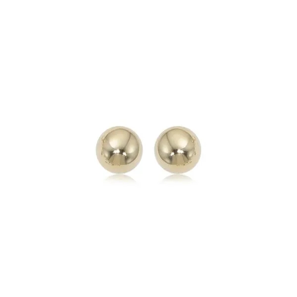 14K Yellow Gold Ball Stud Earrings Hannoush Jewelers, Inc. Albany, NY