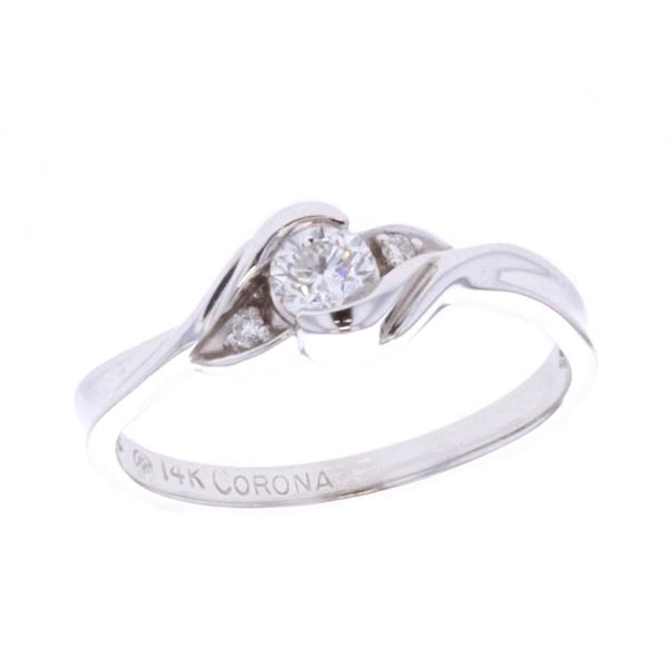 14KT White Gold 0.23ctw Canadian Diamond Engagement Ring Harmony Jewellers Grimsby, ON