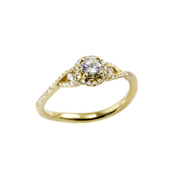 14KT Yellow Gold 0.53ctw Round Brilliant Cut Diamond Engagement Ring Harmony Jewellers Grimsby, ON
