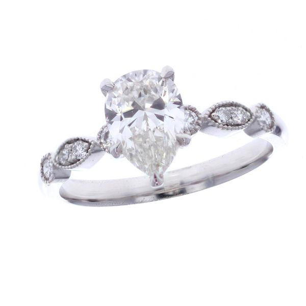18KT White Gold 1.17ctw Pear Cut Diamond Engagement Ring Harmony Jewellers Grimsby, ON