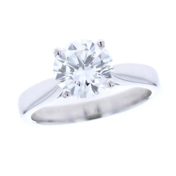 18KT White Gold 2.09ctw Round Brilliant Cut Diamond Solitaire Engagement Ring Harmony Jewellers Grimsby, ON