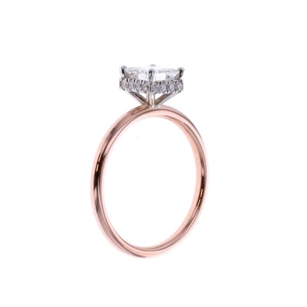 14KT Rose and White Gold 1.17ctw Diamond Engagement Ring Image 2 Harmony Jewellers Grimsby, ON