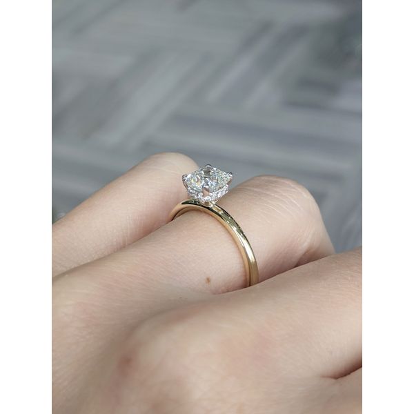 14KT Yellow and White Gold 1.15ctw Diamond Engagement Ring Image 4 Harmony Jewellers Grimsby, ON
