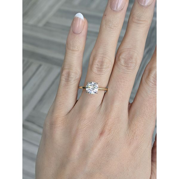 14KT Yellow and White Gold 2.00ctw Diamond Engagement Ring Image 2 Harmony Jewellers Grimsby, ON