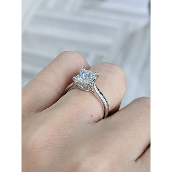 18KT White Gold 1.53ctw Diamond Engagement Ring Image 3 Harmony Jewellers Grimsby, ON