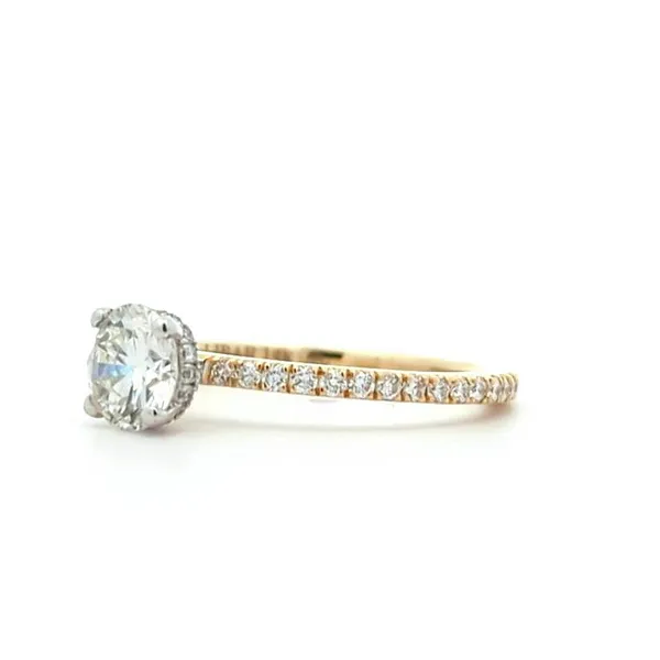 14KT Yellow and White Gold 1.22ctw Diamond Engagement Ring Image 2 Harmony Jewellers Grimsby, ON