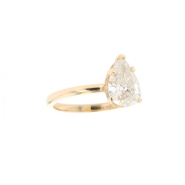 14KT Yellow Gold 1.73ctw Diamond Engagement Ring Image 2 Harmony Jewellers Grimsby, ON