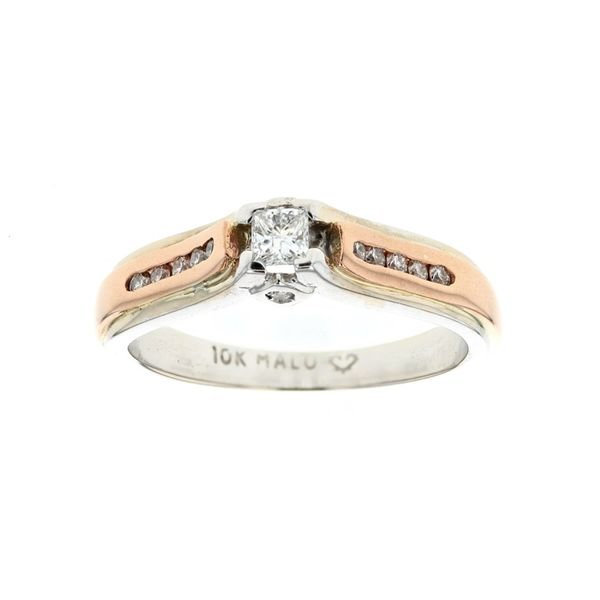 10KT White and Rose Gold 0.27ctw Diamond Engagement Ring Harmony Jewellers Grimsby, ON