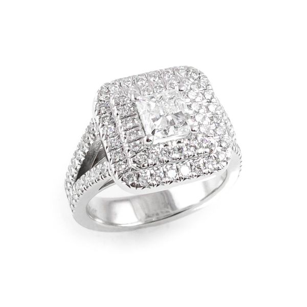 14KT White Gold 1.85ctw Diamond Estate Engagement Ring Harmony Jewellers Grimsby, ON