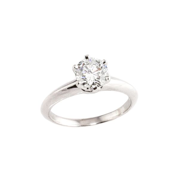 Platinum 1.02ctw Diamond Estate Engagement Ring Harmony Jewellers Grimsby, ON