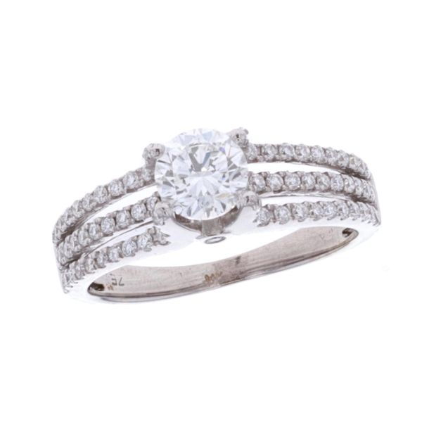 14KT White Gold 1.12ctw Diamond Estate Engagement Ring Harmony Jewellers Grimsby, ON