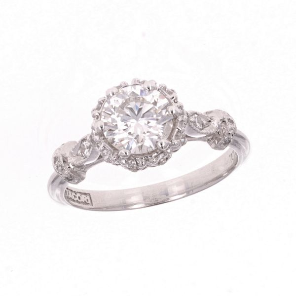 18KT White Gold 'TACORI' 1.24ctw Diamond Estate Engagement Ring Harmony Jewellers Grimsby, ON