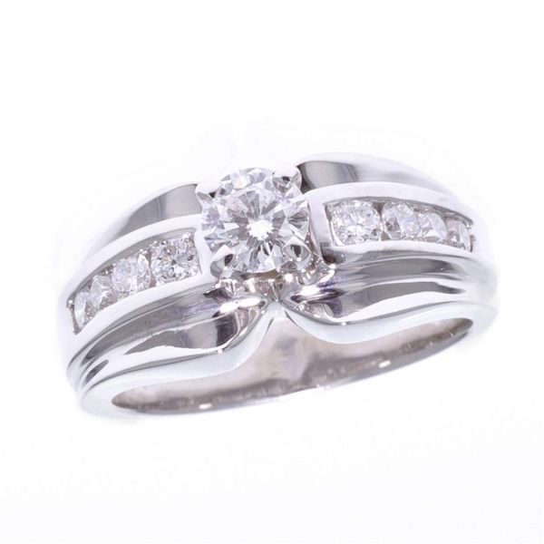 14KT White Gold 0.67ctw Diamond Estate Engagement Ring Harmony Jewellers Grimsby, ON