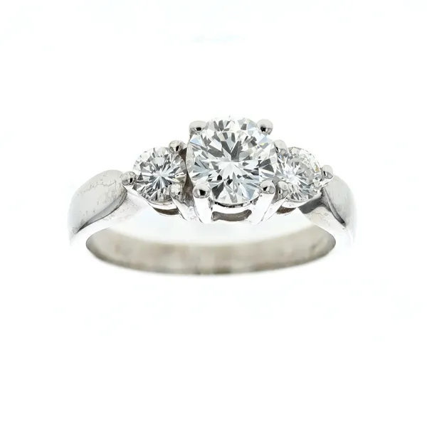 14KT White Gold 1.52ctw Diamond Estate Engagement Ring Harmony Jewellers Grimsby, ON